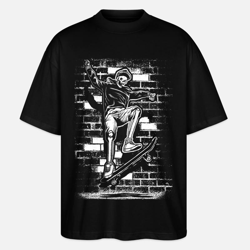 Skate | Skater | Skateboard - Stanley/Stella Oversized Unisex Bio T-Shirt Blaster 2.0 - Schwarz