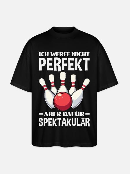 Nicht Perfekt Aber Spektakulär - Stanley/Stella Oversized Unisex Bio T-Shirt Blaster 2.0 - Schwarz