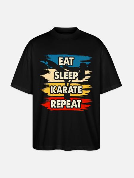 Karate - Stanley/Stella Oversized Unisex Organic T-shirt Blaster 2.0 - black
