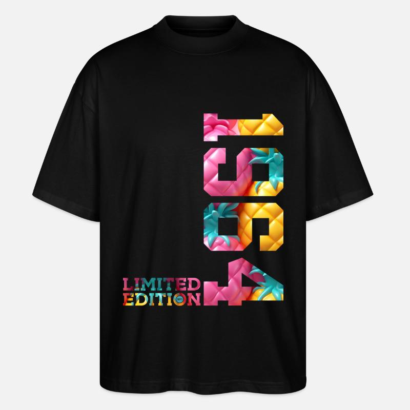 62E ANNIVERSAIRE ÉDITION LIMITÉE 1964 - T-shirt bio Blaster 2.0 coupe oversize Stanley/Stella Unisexe - noir