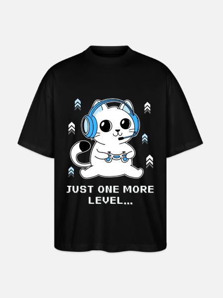 Nur noch eine Ebene - Stanley/Stella Oversized Unisex Bio T-Shirt Blaster 2.0 - Schwarz