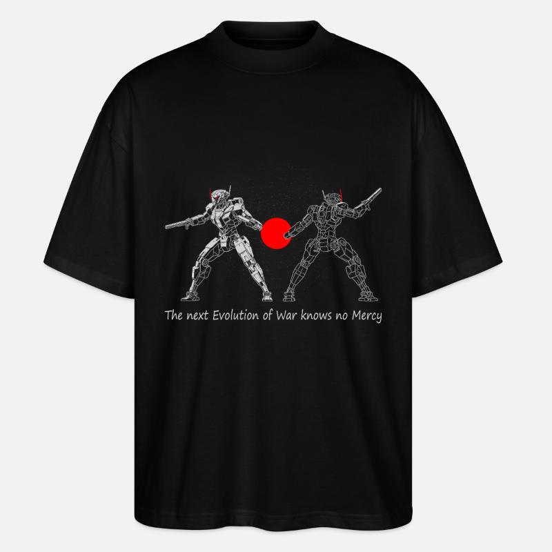 Ai Kampfroboter - Stanley/Stella Oversized Unisex Bio T-Shirt Blaster 2.0 - Schwarz