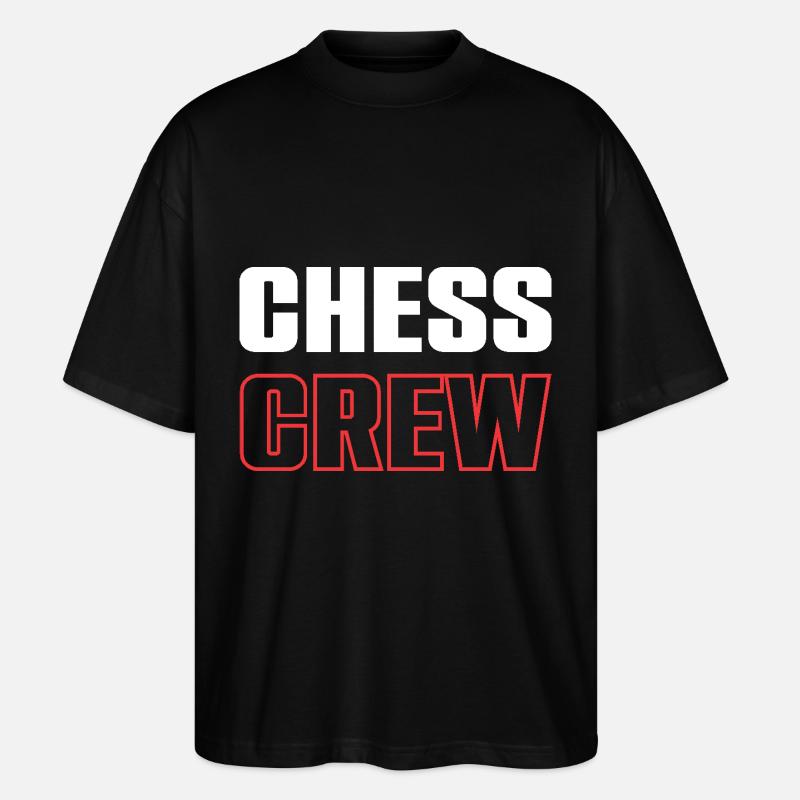 Équipe d’échecs - T-shirt bio Blaster 2.0 coupe oversize Stanley/Stella Unisexe - noir