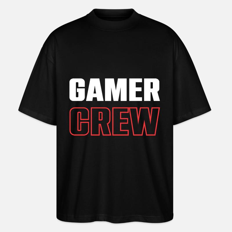 Équipe de joueurs - T-shirt bio Blaster 2.0 coupe oversize Stanley/Stella Unisexe - noir