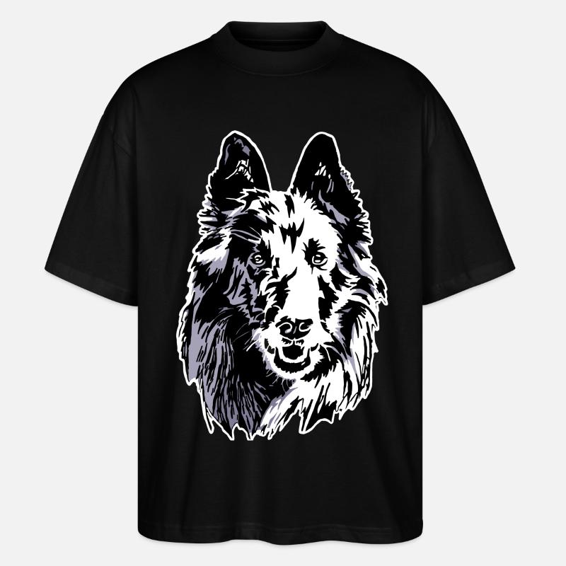 groenendael - T-shirt bio Blaster 2.0 coupe oversize Stanley/Stella Unisexe - noir