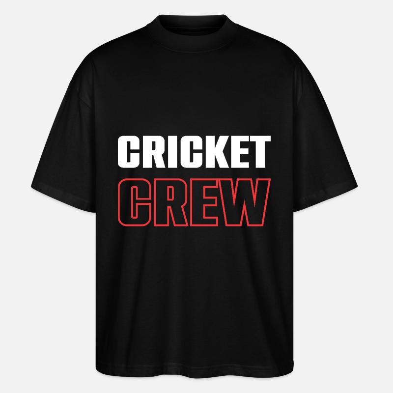 Équipe de cricket - T-shirt bio Blaster 2.0 coupe oversize Stanley/Stella Unisexe - noir