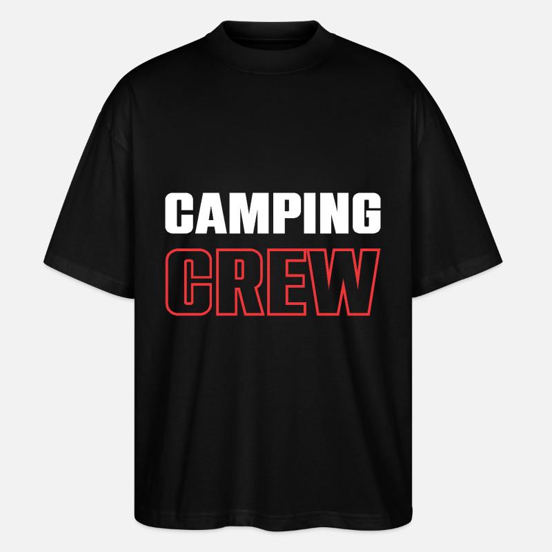 Équipe de camping - T-shirt bio Blaster 2.0 coupe oversize Stanley/Stella Unisexe - noir