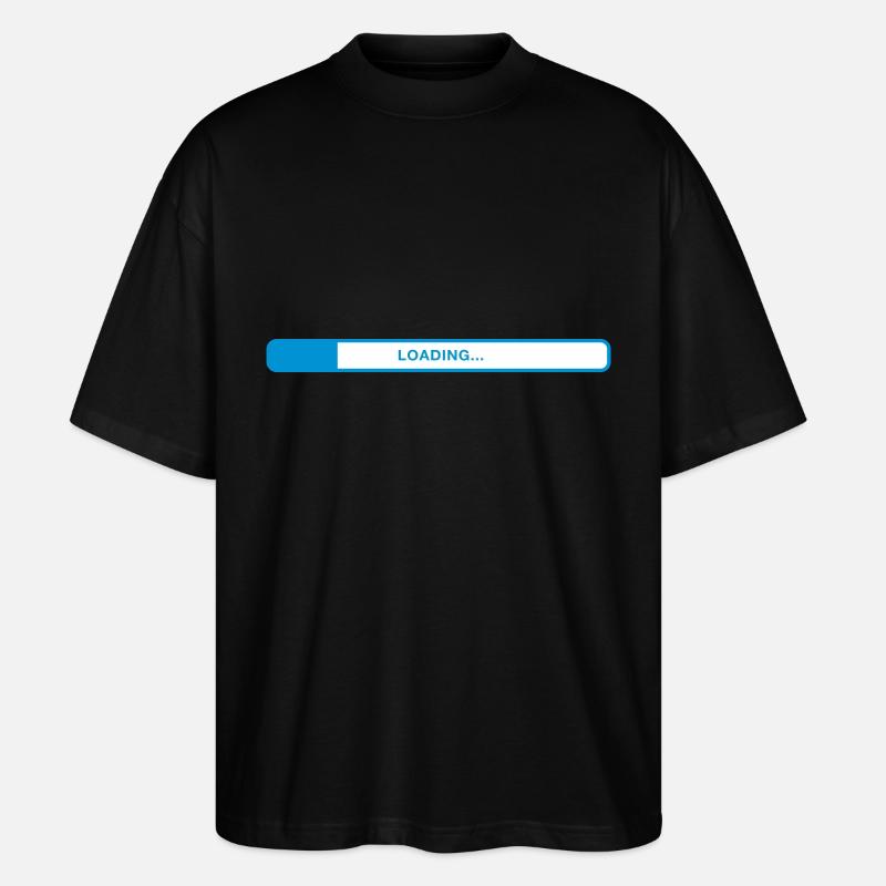 Ladebalken - Stanley/Stella Oversized Unisex Bio T-Shirt Blaster 2.0 - Schwarz