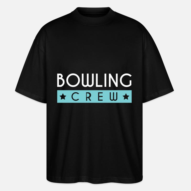 Équipe de bowling - T-shirt bio Blaster 2.0 coupe oversize Stanley/Stella Unisexe - noir