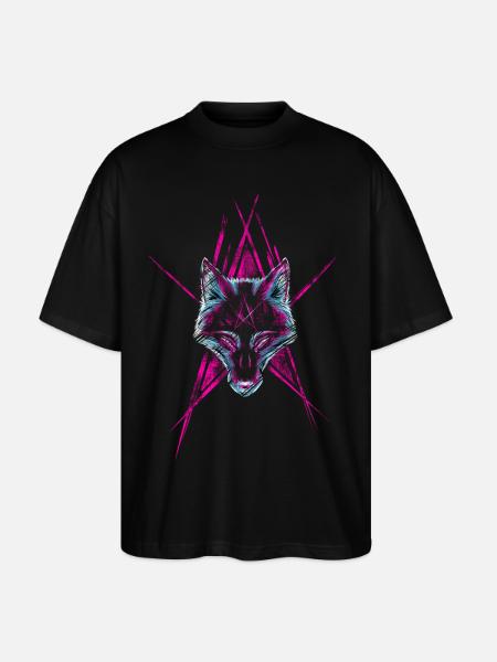 Wolf Start - T-shirt bio Blaster 2.0 coupe oversize Stanley/Stella Unisexe - noir