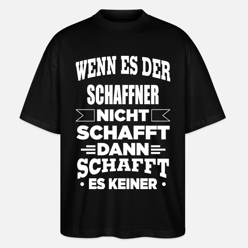 SCHAFFNER - Stanley/Stella Oversized Unisex Bio T-Shirt Blaster 2.0 - Schwarz