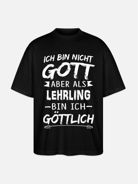 LEHRLING - Stanley/Stella Oversized Unisex Bio T-Shirt Blaster 2.0 - Schwarz