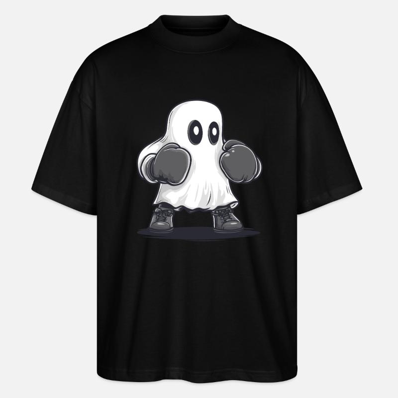 Boxender Geist - Stanley/Stella Oversized Unisex Bio T-Shirt Blaster 2.0 - Schwarz