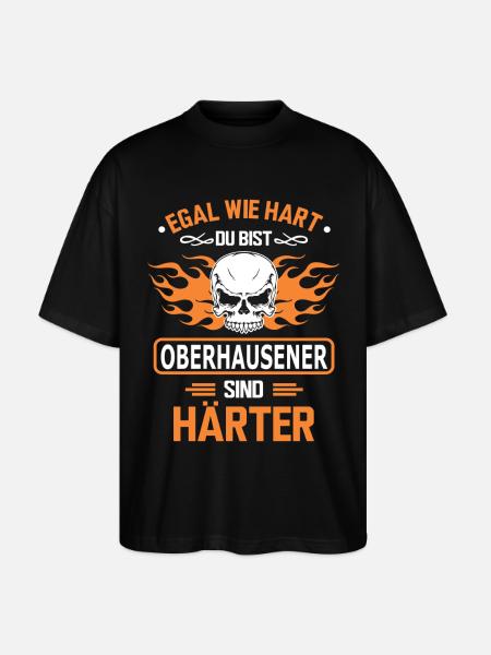 OBERHAUSENER - Stanley/Stella Oversized Unisex Bio T-Shirt Blaster 2.0 - Schwarz