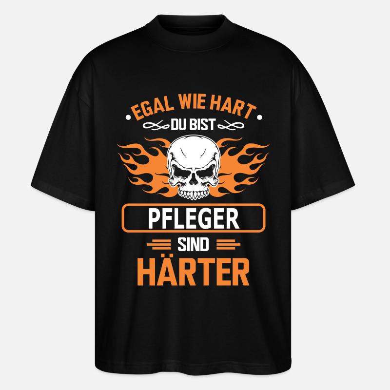 pfleger - Stanley/Stella Oversized Unisex Bio T-Shirt Blaster 2.0 - Schwarz