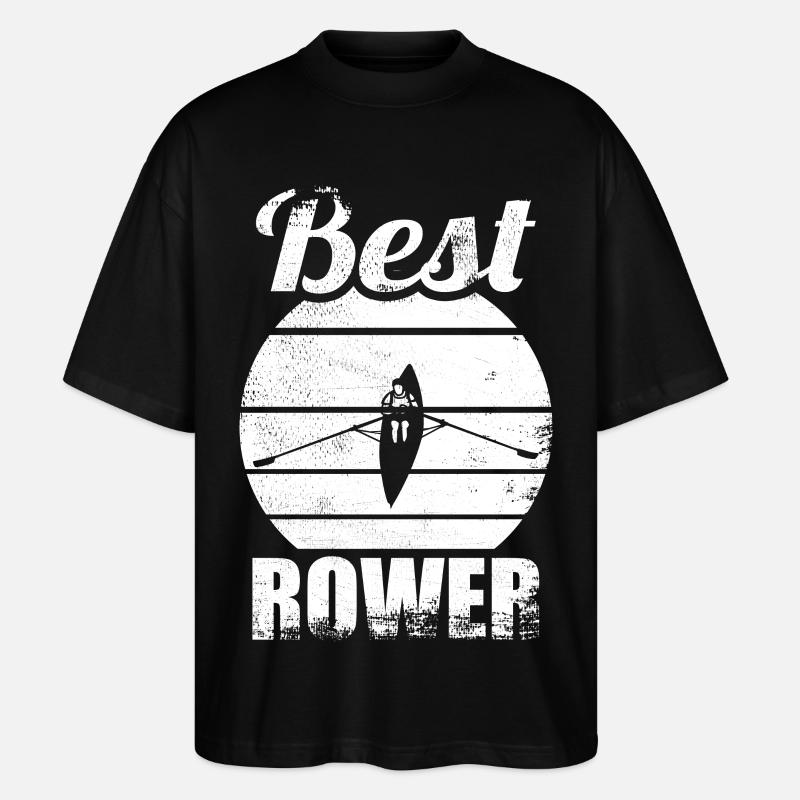Ruderer - Stanley/Stella Oversized Unisex Bio T-Shirt Blaster 2.0 - Schwarz