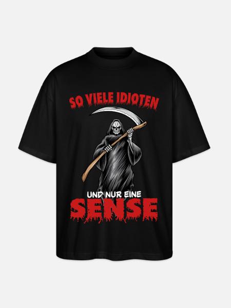 Tellement d’idiots et une seule faux - T-shirt bio Blaster 2.0 coupe oversize Stanley/Stella Unisexe - noir