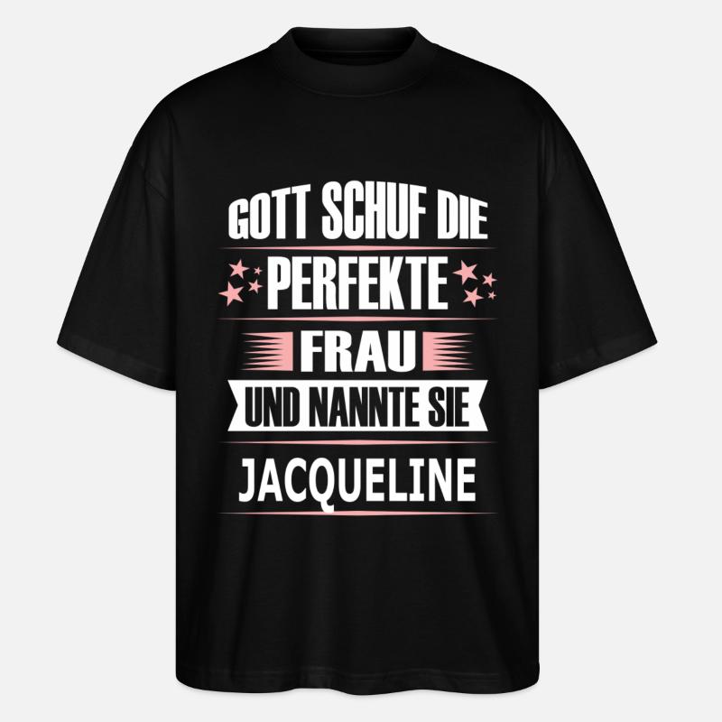 JACQUELINE - Stanley/Stella Oversized Unisex Bio T-Shirt Blaster 2.0 - Schwarz