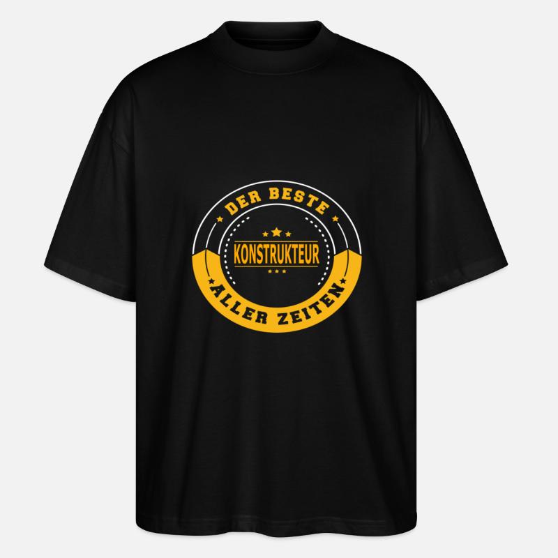 KONSTRUKTEUR - Stanley/Stella Oversized Unisex Bio T-Shirt Blaster 2.0 - Schwarz
