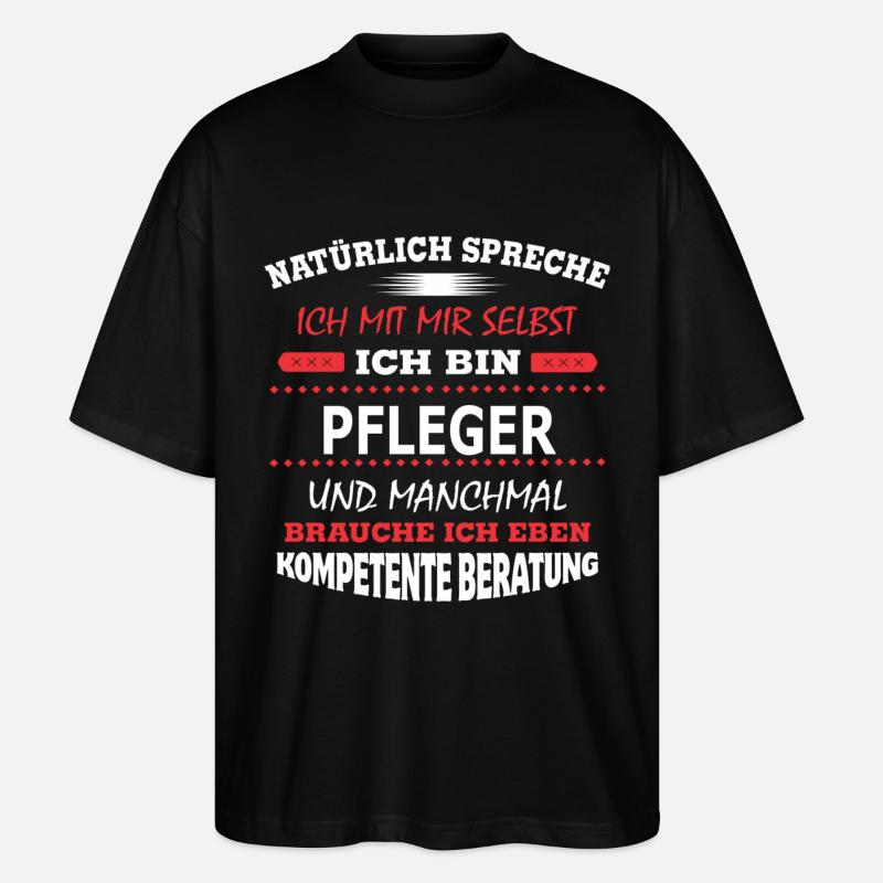 PFLEGER - Stanley/Stella Oversized Unisex Bio T-Shirt Blaster 2.0 - Schwarz