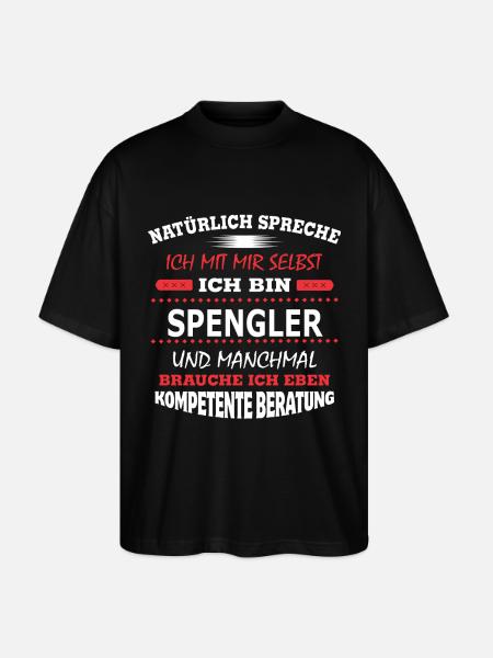 SPENGLER - Stanley/Stella Oversized Unisex Bio T-Shirt Blaster 2.0 - Schwarz