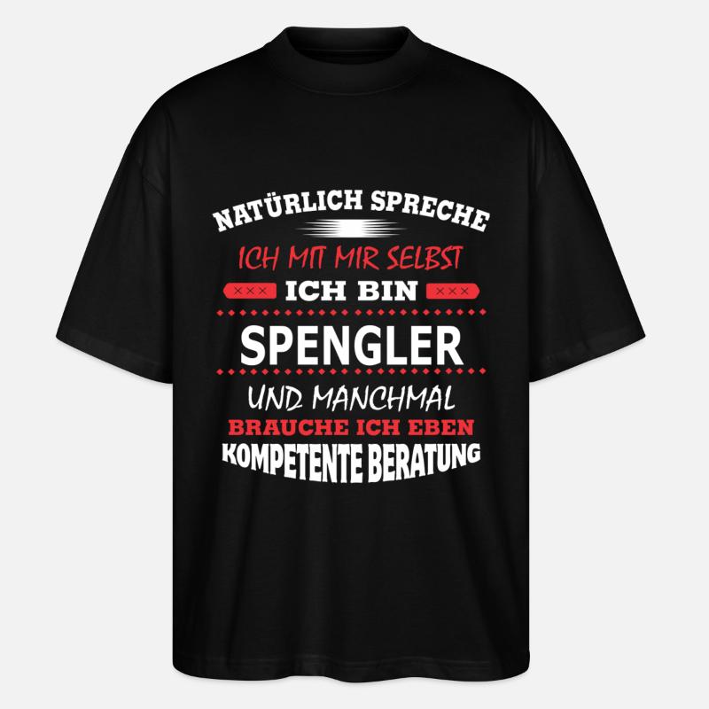 SPENGLER - Stanley/Stella Oversized Unisex Bio T-Shirt Blaster 2.0 - Schwarz