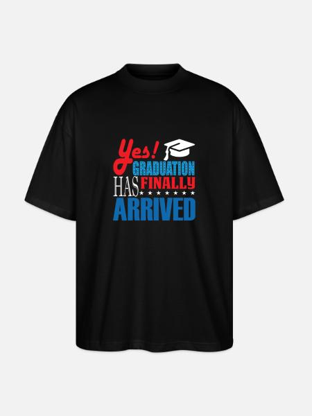 Graduation Graduation Abi Graduation Gift - Stanley/Stella Oversized Unisex Organic T-shirt Blaster 2.0 - black