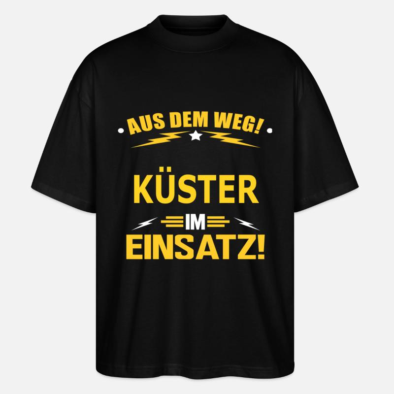 KÜSTER - Stanley/Stella Oversized Unisex Bio T-Shirt Blaster 2.0 - Schwarz