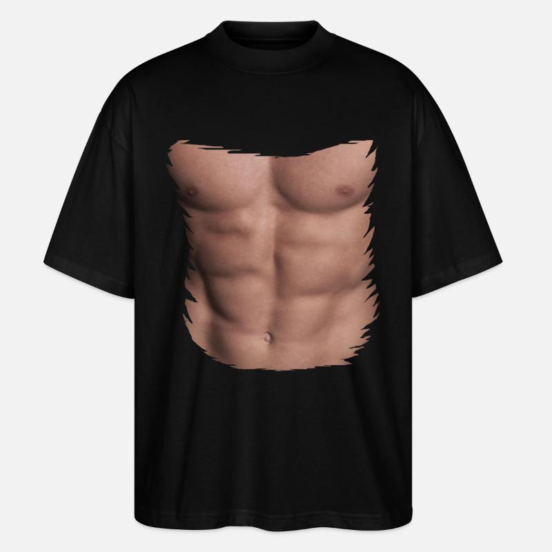 bodybuilder © - Stanley/Stella Oversized Unisex Bio T-Shirt Blaster 2.0 - Schwarz