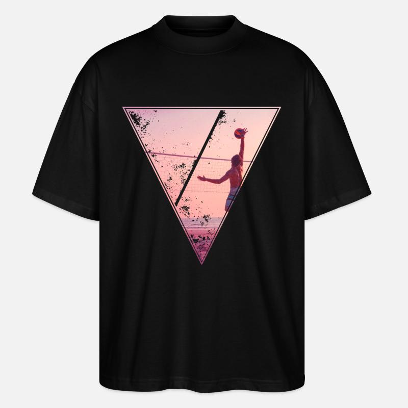 Beach - T-shirt bio Blaster 2.0 coupe oversize Stanley/Stella Unisexe - noir