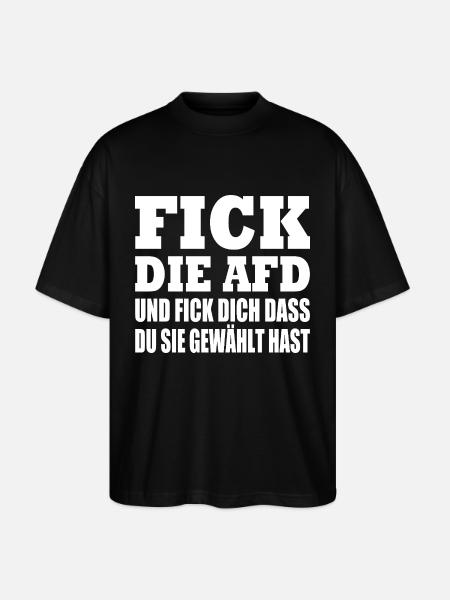 Afd - Stanley/Stella Oversized Unisex Bio T-Shirt Blaster 2.0 - Schwarz