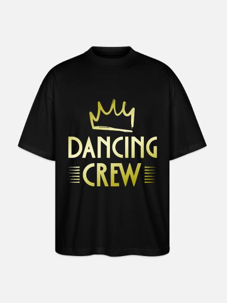 Dancing Crew - Stanley/Stella Oversized Unisex Organic T-shirt Blaster 2.0 - black
