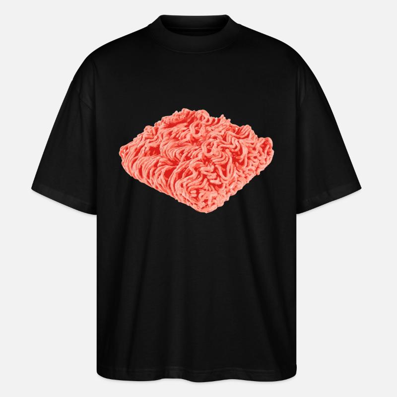 Hackfleisch - Stanley/Stella Oversized Unisex Organic T-shirt Blaster 2.0 - black