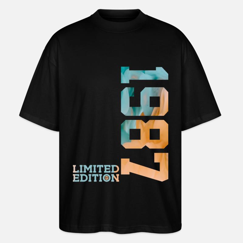 39E ANNIVERSAIRE ÉDITION LIMITÉE 1987 - T-shirt bio Blaster 2.0 coupe oversize Stanley/Stella Unisexe - noir