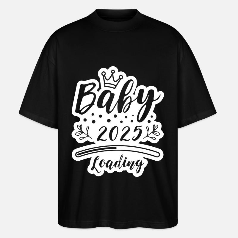 Baby 2025 Loading Saying - Stanley/Stella Oversized Unisex Organic T-shirt Blaster 2.0 - black