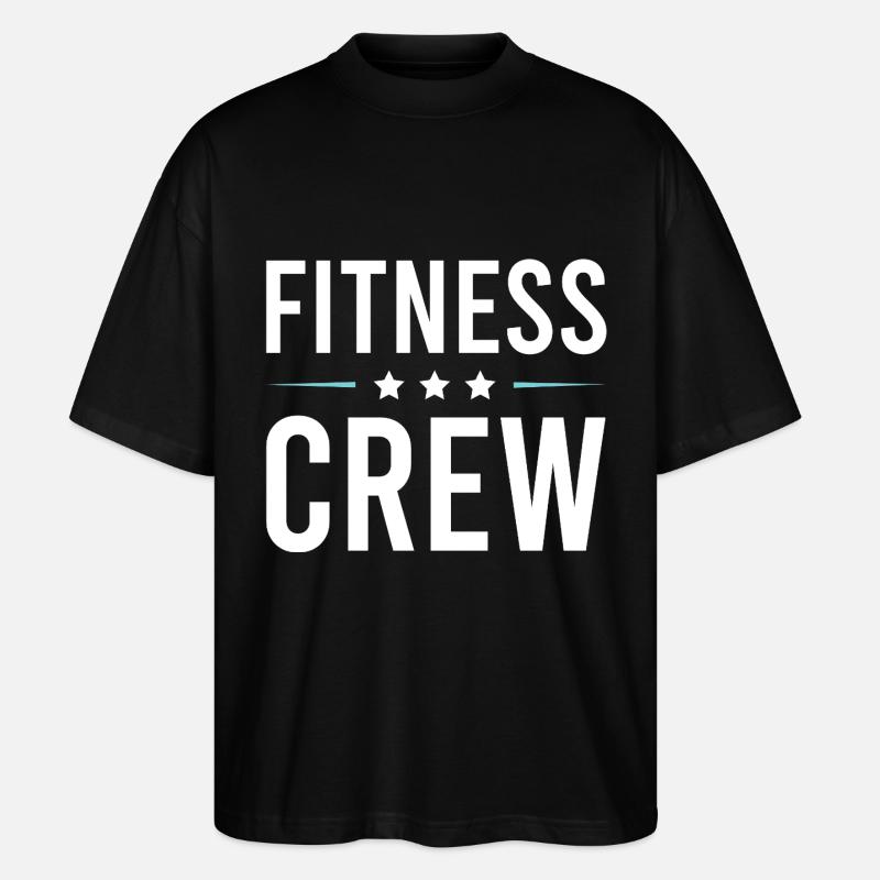 Équipe de conditionnement physique - T-shirt bio Blaster 2.0 coupe oversize Stanley/Stella Unisexe - noir
