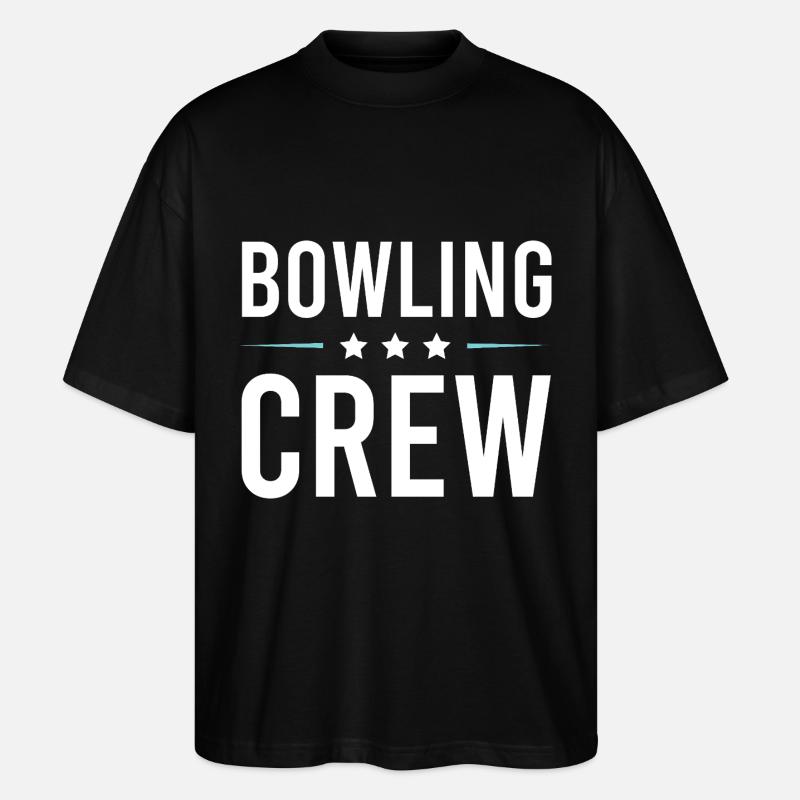 Équipe de bowling - T-shirt bio Blaster 2.0 coupe oversize Stanley/Stella Unisexe - noir