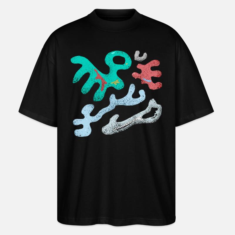 Art Modern Design - Stanley/Stella Oversized Unisex Organic T-shirt Blaster 2.0 - black