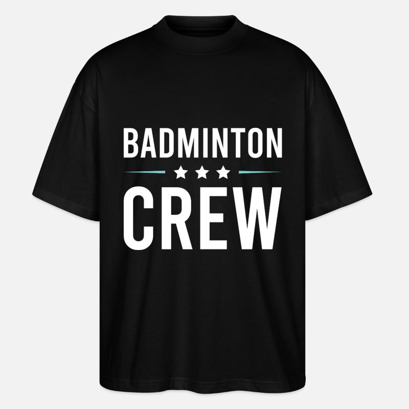 Équipe de badminton - T-shirt bio Blaster 2.0 coupe oversize Stanley/Stella Unisexe - noir