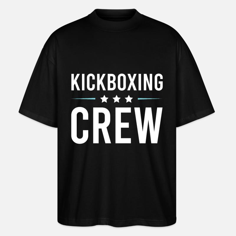 Kickboxing Crew - Stanley/Stella Oversized Unisex Organic T-shirt Blaster 2.0 - black