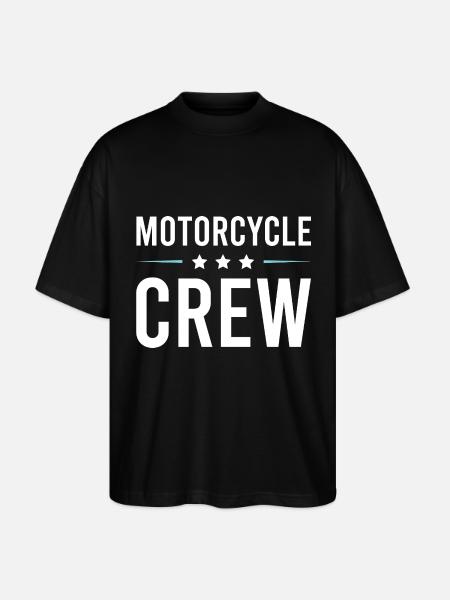 Motorcycle Crew - Stanley/Stella Oversized Unisex Organic T-shirt Blaster 2.0 - black