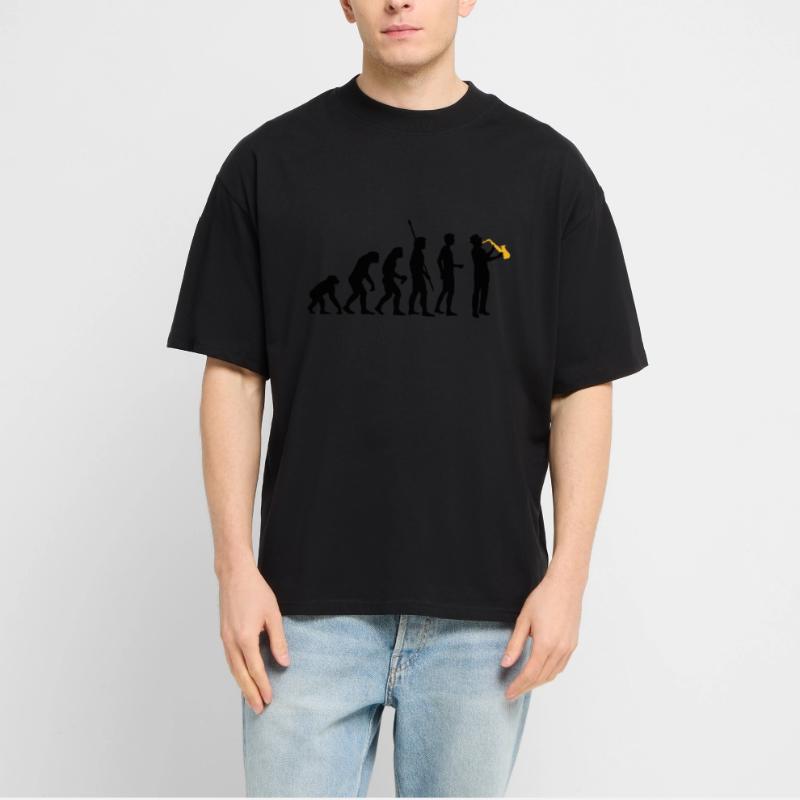 evolution_saxophon_a_2 T-shirt bio Blaster 2.0 coupe oversize Stanley/Stella Unisexe