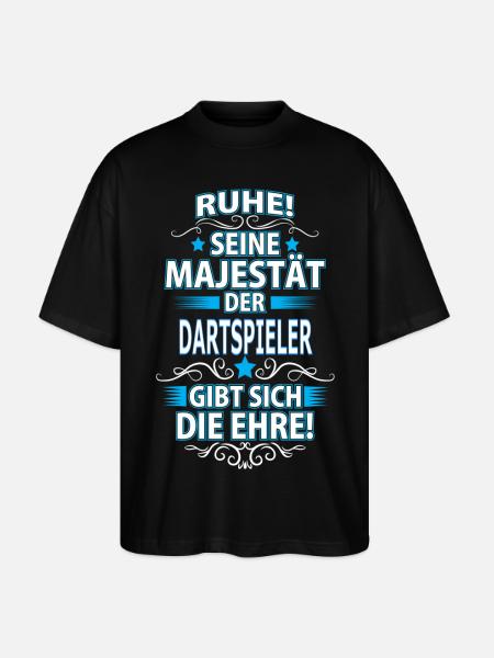 DARTSPIELER - Stanley/Stella Oversized Unisex Bio T-Shirt Blaster 2.0 - Schwarz