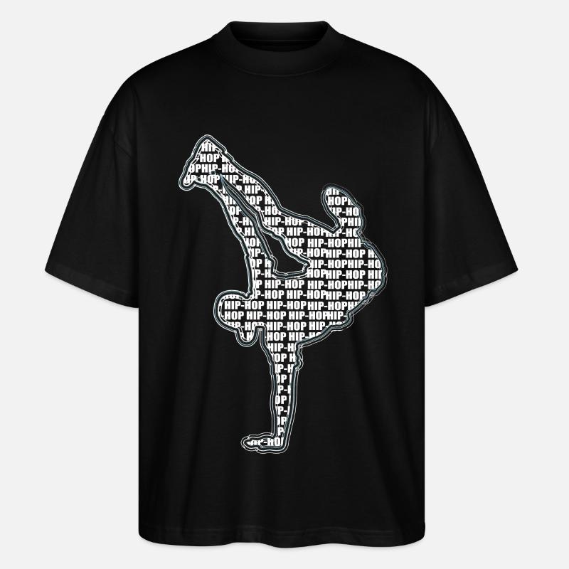 Breakdance - Stanley/Stella Oversized Unisex Bio T-Shirt Blaster 2.0 - Schwarz
