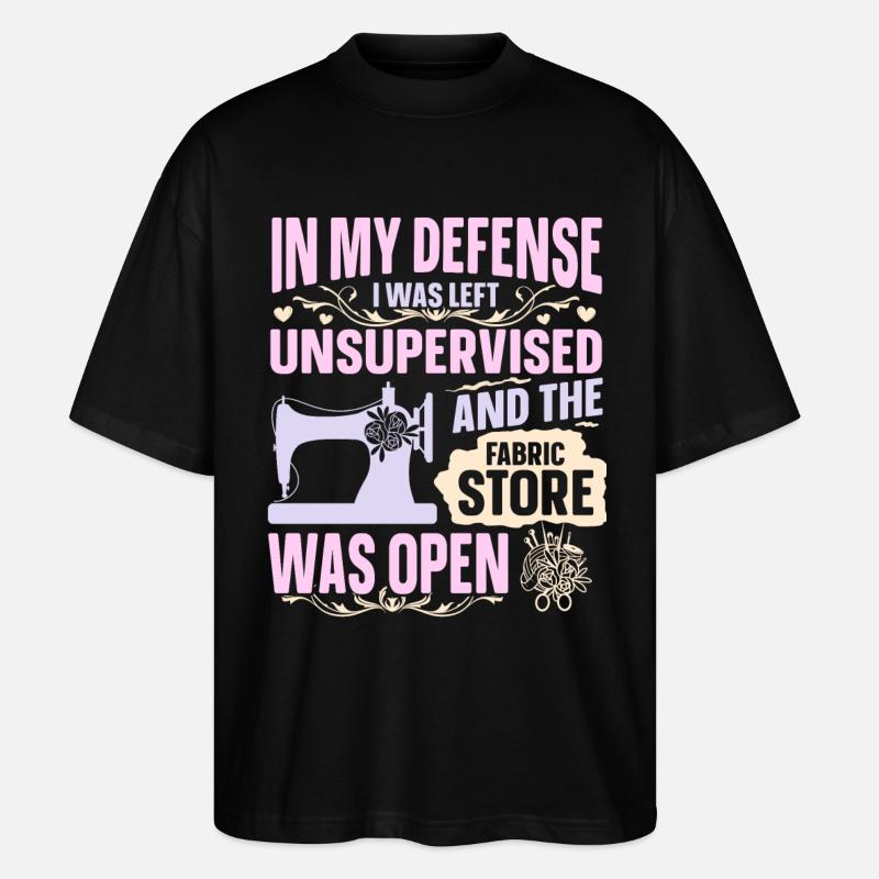 Nähen - Stanley/Stella Oversized Unisex Bio T-Shirt Blaster 2.0 - Schwarz