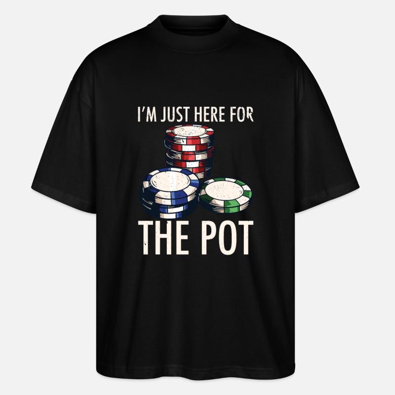 Poker - T-shirt bio Blaster 2.0 coupe oversize Stanley/Stella Unisexe - noir