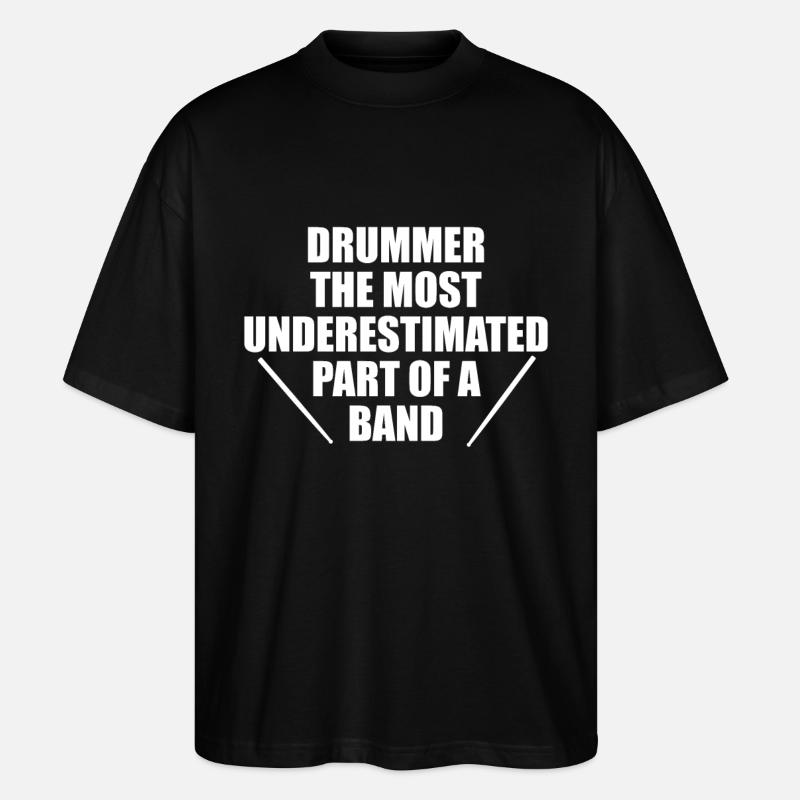 DRUMSTICKS - DRUMSTICKS - INSTRUMENT - Stanley/Stella Oversized Unisex Organic T-shirt Blaster 2.0 - black
