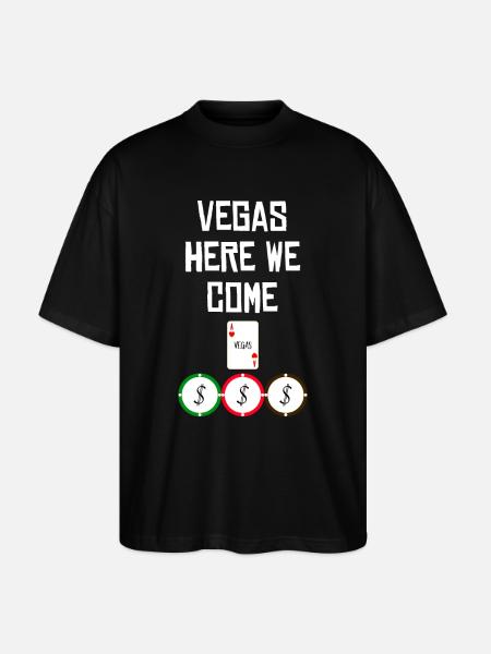 LAS VEGAS - Stanley/Stella Oversized Unisex Organic T-shirt Blaster 2.0 - black