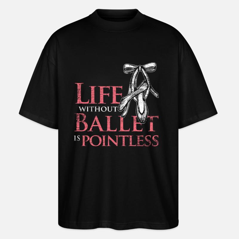 Ballett - Stanley/Stella Oversized Unisex Bio T-Shirt Blaster 2.0 - Schwarz