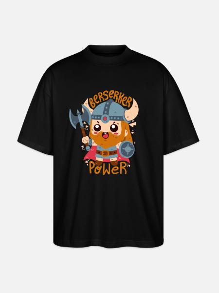 Puissance du berserker - T-shirt bio Blaster 2.0 coupe oversize Stanley/Stella Unisexe - noir